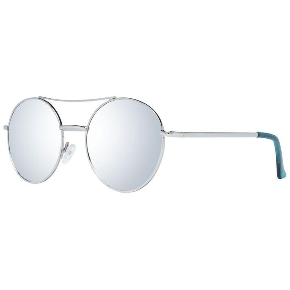 SKECHERS Metal Frame Sunglasses with Gradient Lenses Women Gray